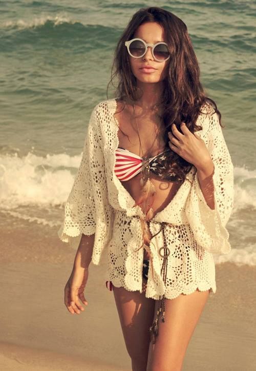 Lace Beachwear Outfit