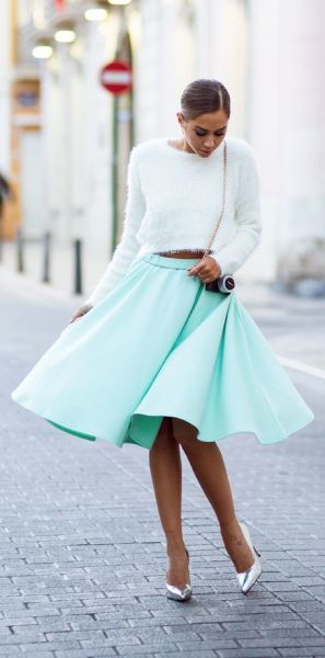 Picked Color: Mint Green Outfit Ideas