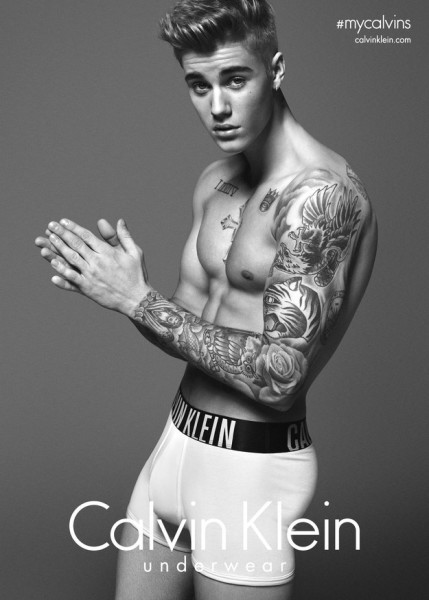 Justin Bieber For Calvin Klein Campaign