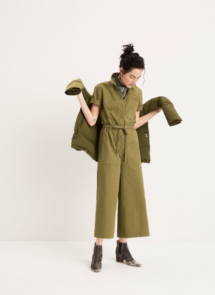 Wide-Leg Utility Jumpsuit Quilted Down Parka The Walker Chelsea Boot
