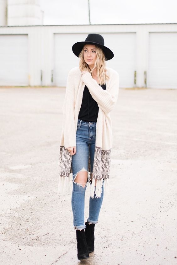 These Chic Boho Winter Outfits Every It Girl Is Wearing