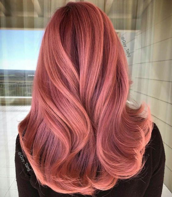 3 Best Summer Haircolor Ideas You Need To Try Rose Gold hair Color