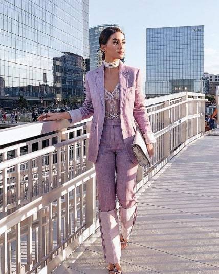 2019 Spring Trend Purple Outfits That Fashion Girl–Approved