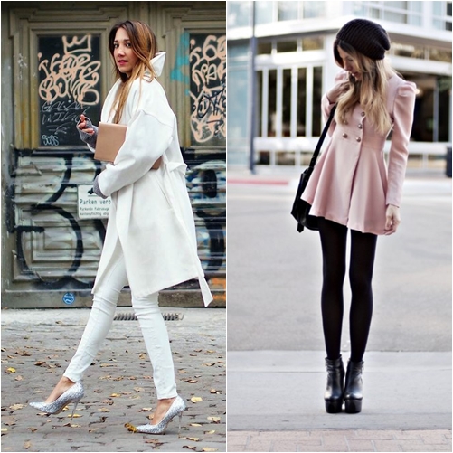 How To Style With Winter Coat Outfit, Winter Coat And Dress Outfits