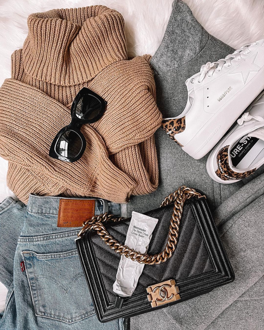 Earthy Tones Outfit With Basic Sweater Style Ideas