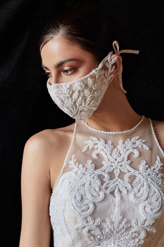 Comfy And Chic Wedding Face Mask You Should Buy From Etsy
